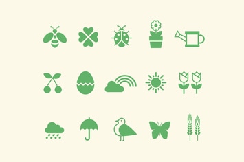 15 Spring Icons