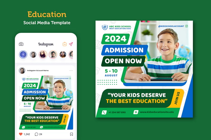 School Admission Banner