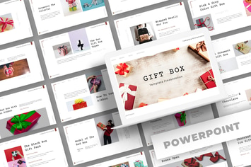 Gift Box - Powerpoint Template