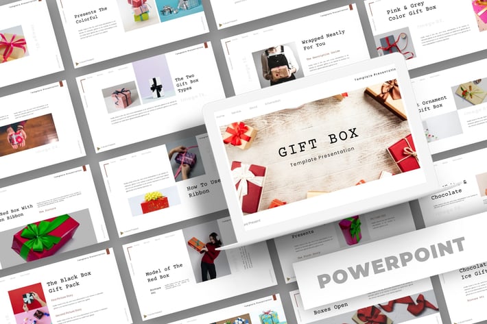 Gift Box - Powerpoint Template