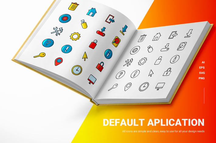 Default Aplication - Icons