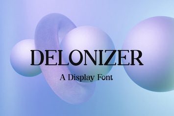  Delonizer Display Serif Font