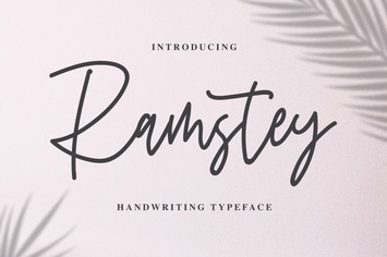 Ramstey - Handwritting Typeface
