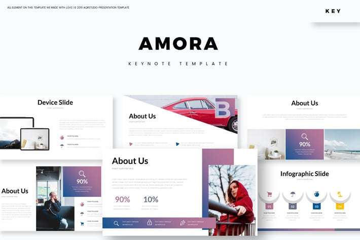 Amora - Keynote Template