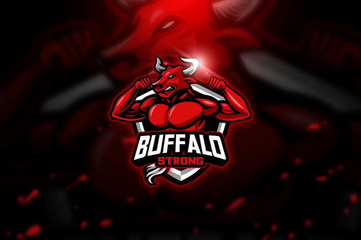 Buffalo 2 - Mascot & Esport Logo