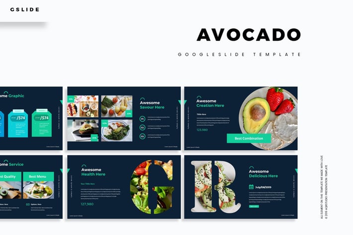 Avocado - Google Slides Template