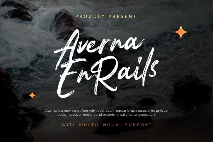 Averna En Rails - Brush Handwritten