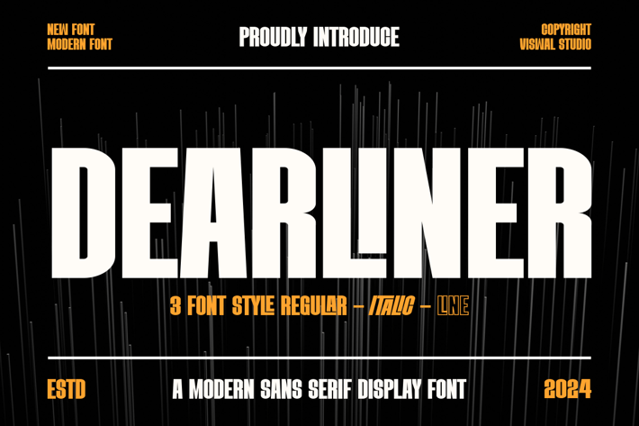 DEARLINER - Modern Font 