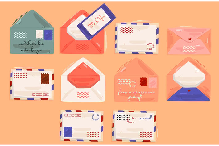 Envelope Set illustration