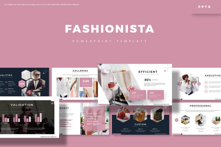 Fashionista - Powerpoint Template