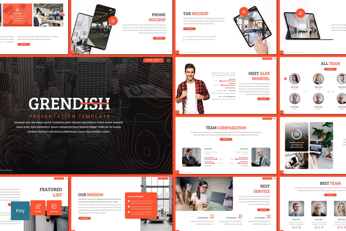 Grendish - Multipurpose Keynote Template