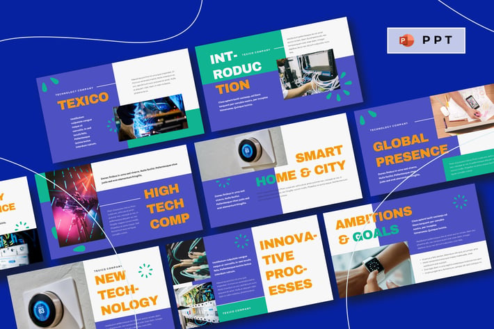TEXICO - Technology Company Powerpoint Template