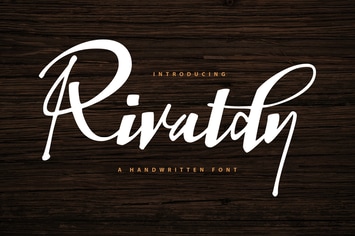 Rivaldy | A Handwritten Font