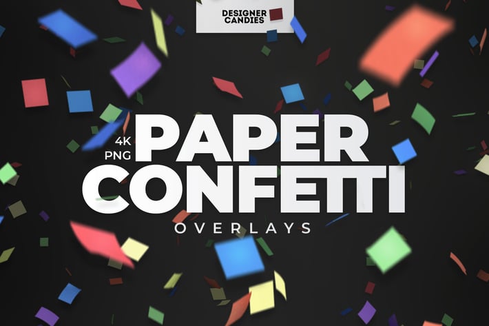 Paper Confetti Overlays