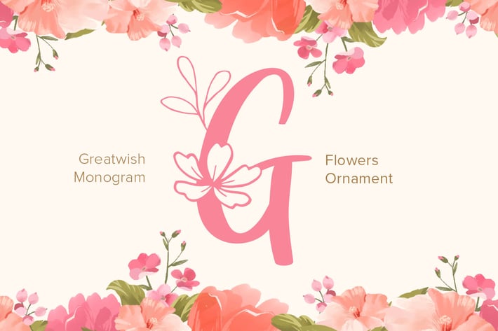 Great Wishes Monogram Font 