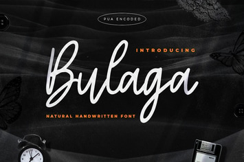Bulaga - Minimalist Handwritten Font