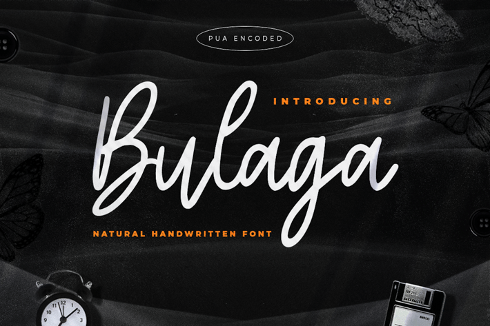 Bulaga - Minimalist Handwritten Font