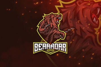 Bear Roar Logo Template