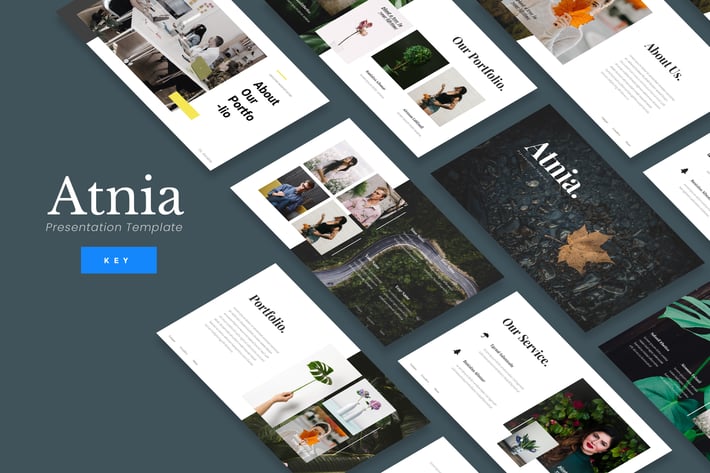 Atnia - Green Lifestyle Keynote Template