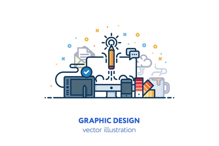 Graphic design illustration