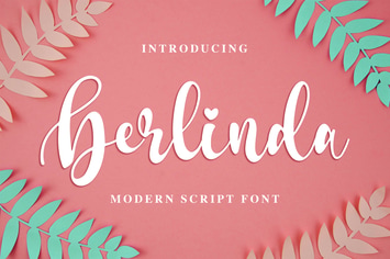 Berlinda - Modern Script Font