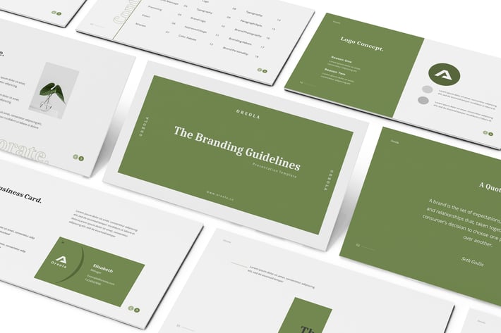 Oreola Branding Guidelines Keynote Template
