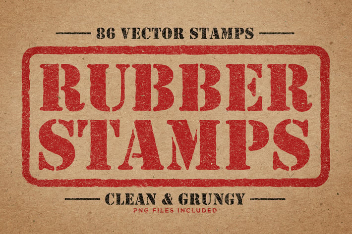 Rubber Stamps Vector Pack Volume 2