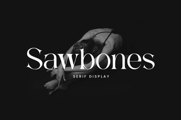 Sawbones Serif Display Font