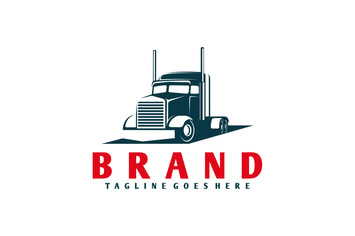 Logistic & Transportation Trucking Logo