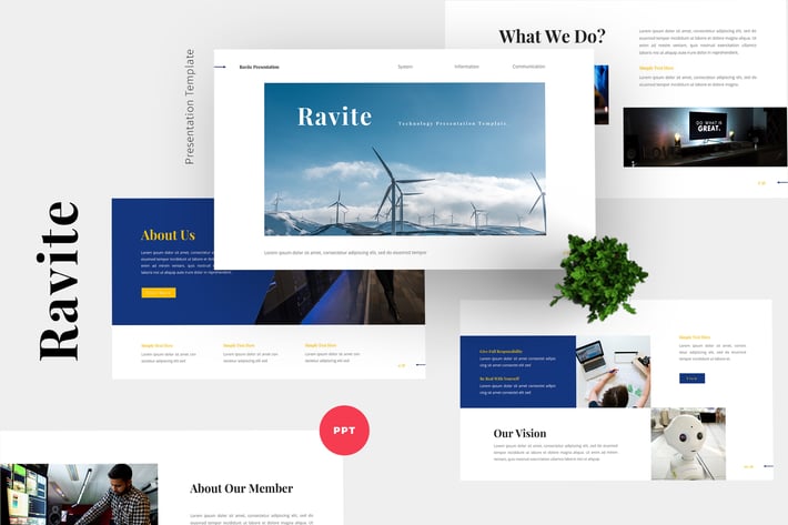 Minimal Technology PowerPoint Template