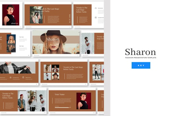 Sharon - Fashion Keynote Presentation Template