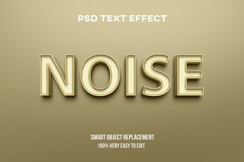 Cream pastel realistic text effect