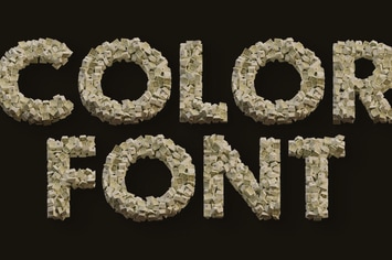 White Keyboard - Color SVG Font