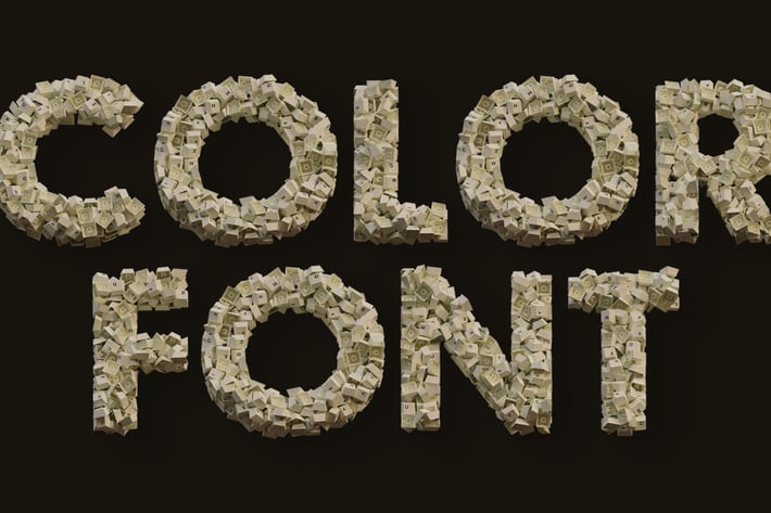 White Keyboard - Color SVG Font