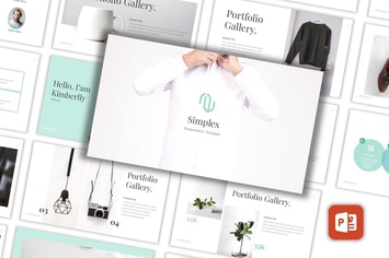 Simplex - Lookbook Powerpoint Template