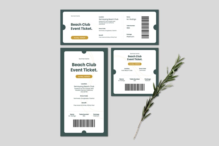 E-Ticket Template V.1