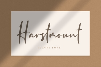 Harstmount - Signature Font
