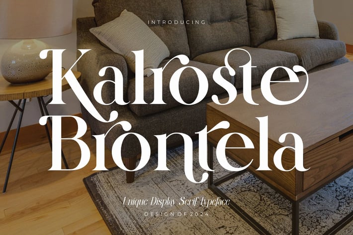 Kalroste Brontela Display Serif