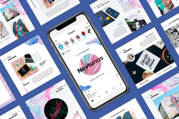 Nevtunas - Instagram Keynote Template