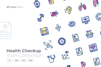 Health Checkup Filled Icon