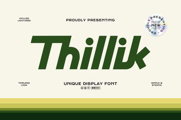 Thillik - Modern Business Fonts