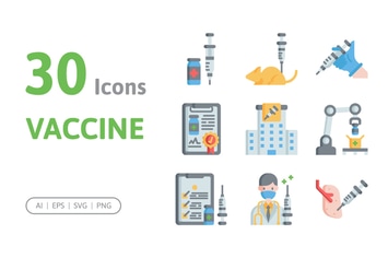 30 Vaccine Icons