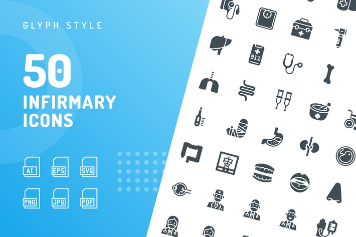 Infirmary Glyph Icons 