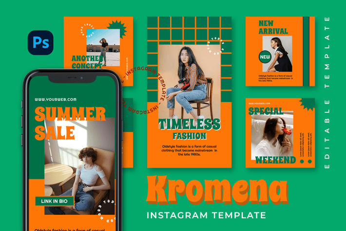 Kromena - Retro Instagram Stories and Post