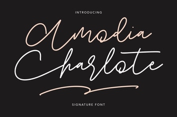 Amodia Charlote Signature Font