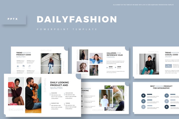 Daily Fashion - Powerpoint Template