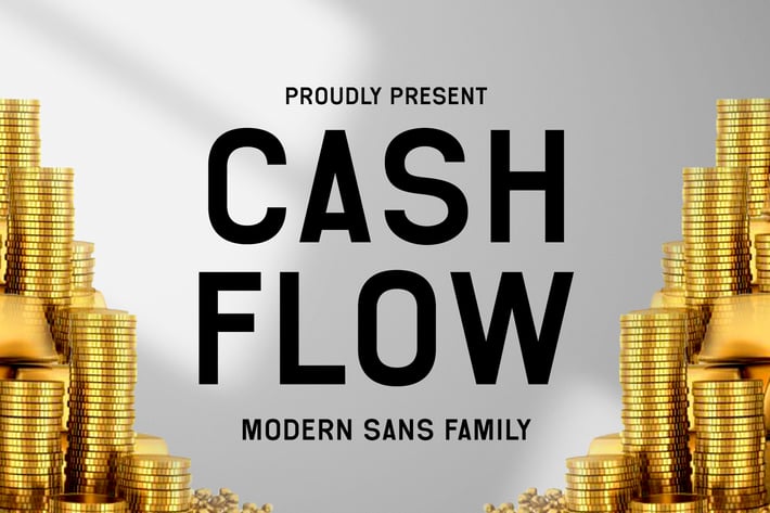 Cash Flow Business Family Font