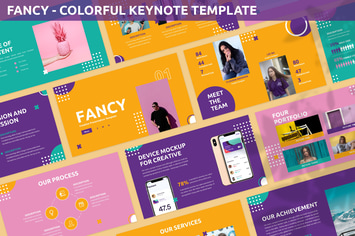 Fancy - Colorful Keynote Template