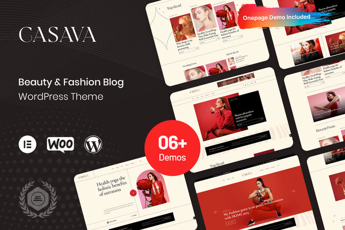 Casava - Beauty & Fashion Blog WordPress Theme