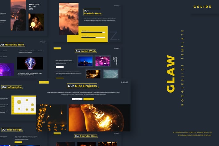 Glaw - Google Slides Template